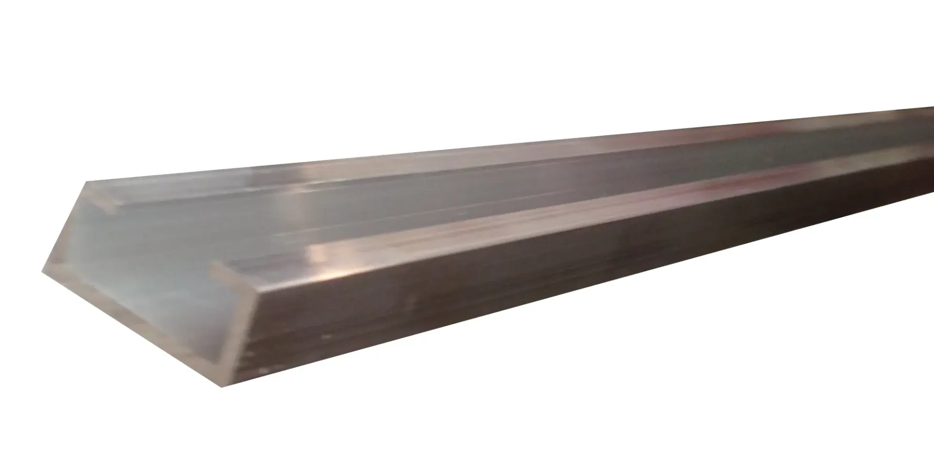 [GOM120B] PERFIL ALUMINIO 2 MTRS. GOMA SEGURIDAD BASCULANTE