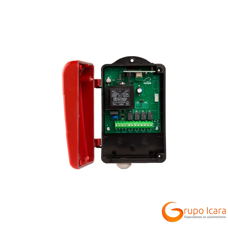 Receptor enchufable 400 usuarios 433 y 868 MHz 2 canales clemsa modelo MODELO RNE 248  clemsa