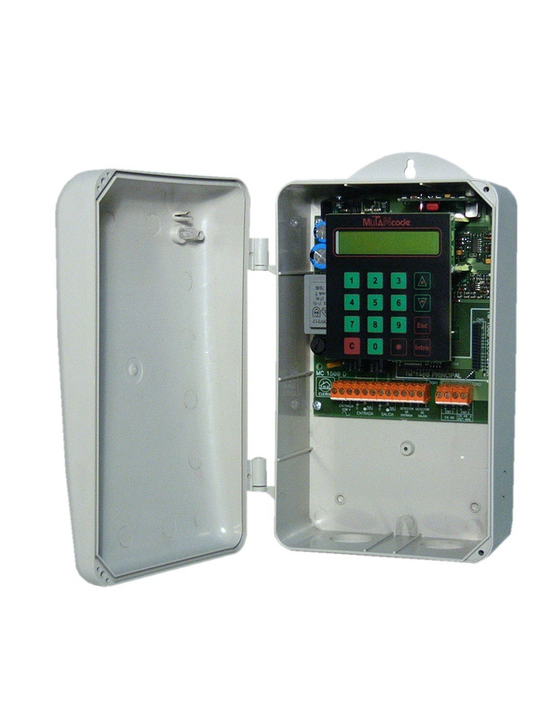 Control de accesos RF*/RFID 1.500 usuarios 868 Mhz modelo MC 1800 clemsa